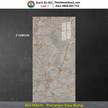 Gạch 80x160 Ấn Độ 816MGW