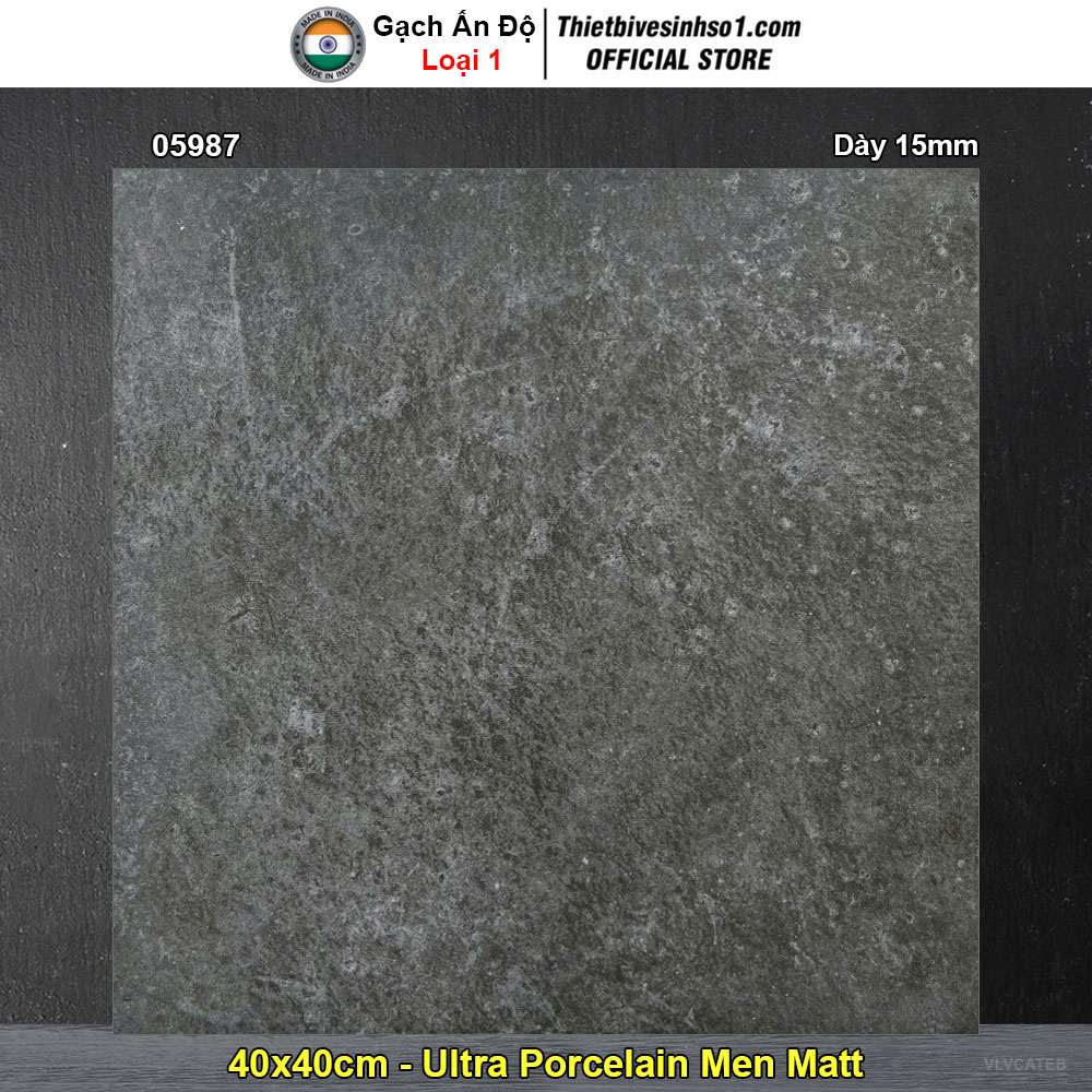 Gạch 40x40 Ấn Độ 05987 Lát Sân