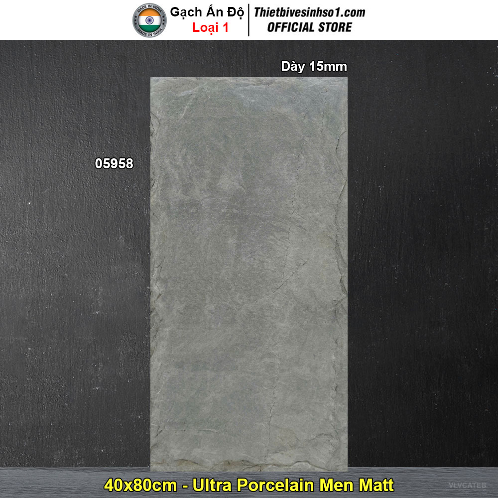 Gạch 40x80 Ấn Độ 05958 Lát Sân