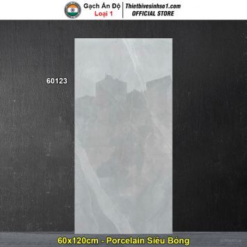 Gạch 60x120 Ấn Độ 60123 Vân Đá Xám