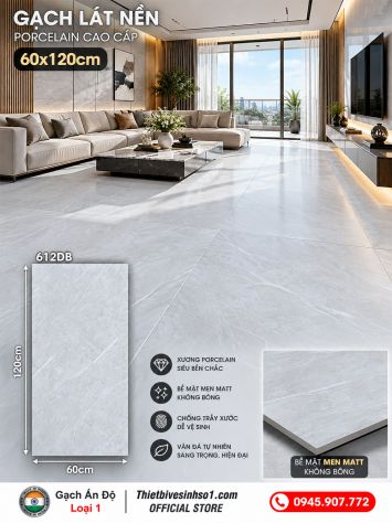 Gạch 60x120 Ấn Độ 612DB