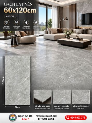 Gạch 60x120 Ấn Độ 612DG