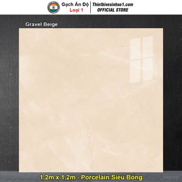 Gạch 1,2m x 1,2m Ấn Độ Gravel Beige