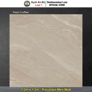 Gạch 1,2m x 1,2m Ấn Độ Pezzi Coffee