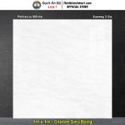 Gạch 1m x 1m Ấn Độ Petrecia White
