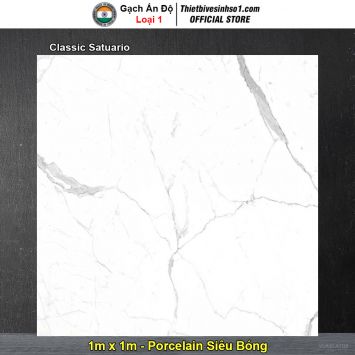 Gạch 1m x 1m Ấn Độ Classic Satuario