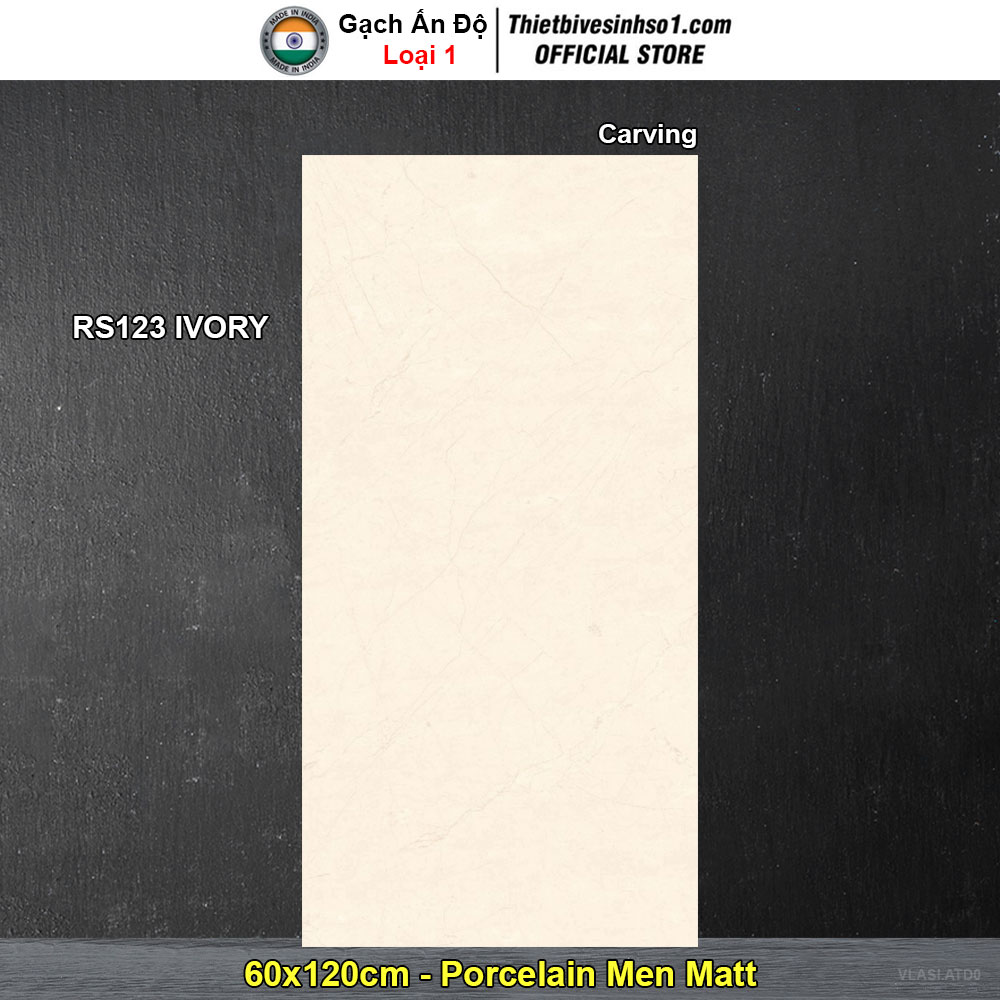 Gạch 60x120 Ấn Độ RS123 IVORY