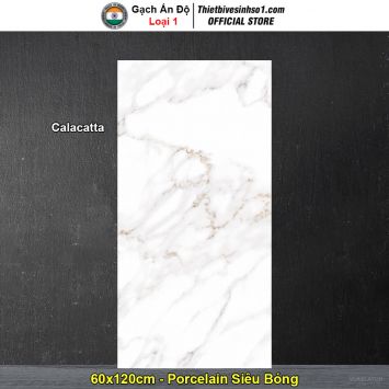 Gạch 60x120 Ấn Độ Calacatta