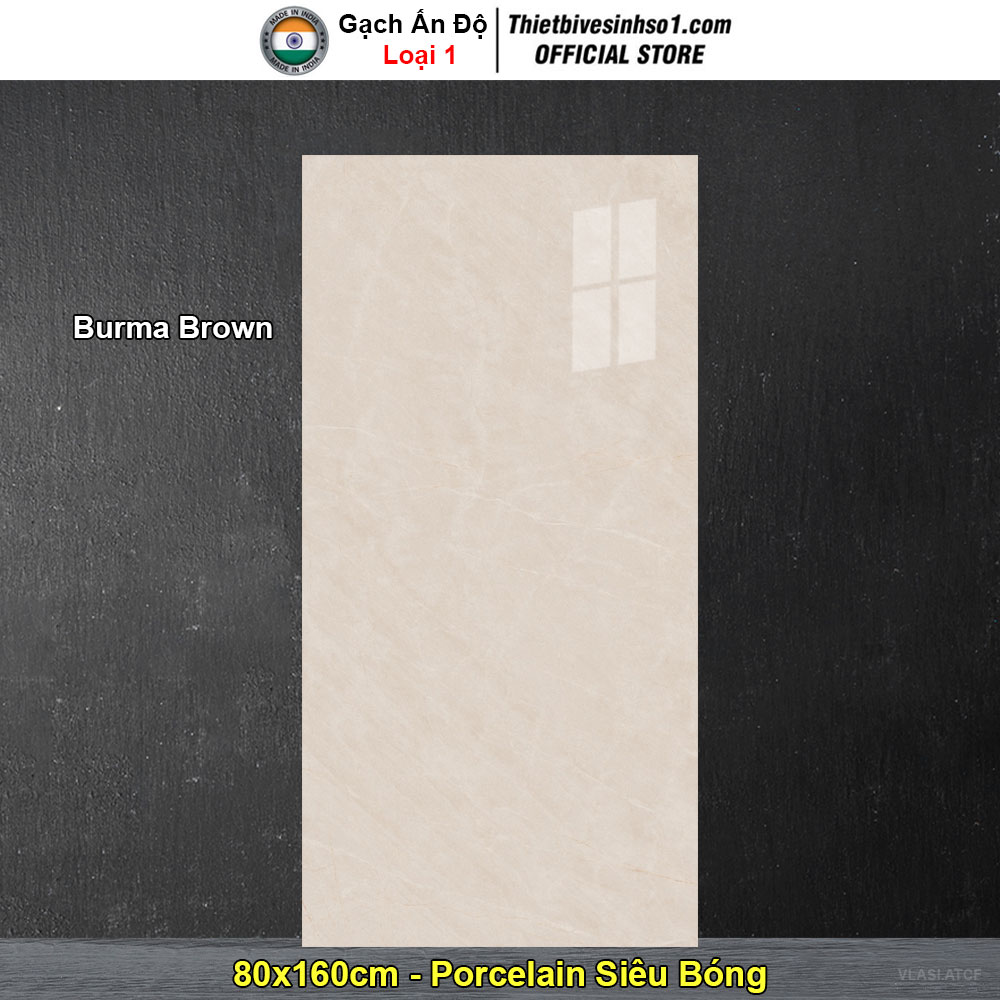 Gạch 80x160 Ấn Độ Burma Brown