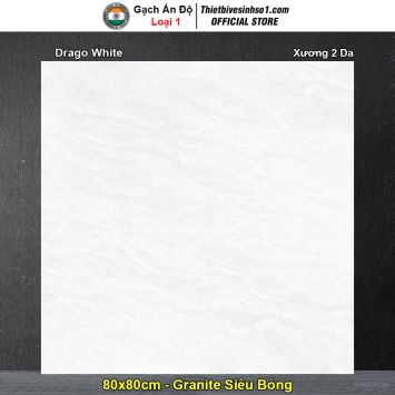 Gạch 80x80 Ấn Độ Drago White