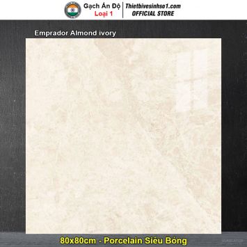 Gạch 80x80 Ấn Độ Emprador Almond ivory