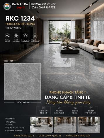 Gạch 1,2m x 1,2m Ấn Độ RKC-1234