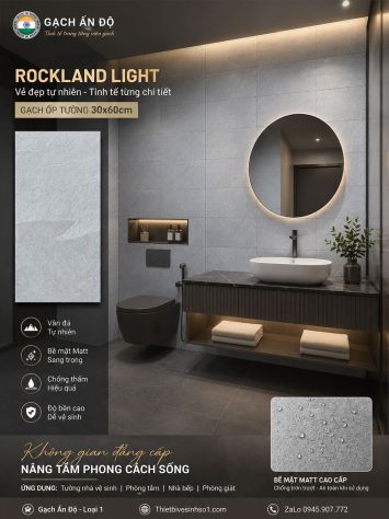 Gạch 30x60 Ấn Độ Rockland Light