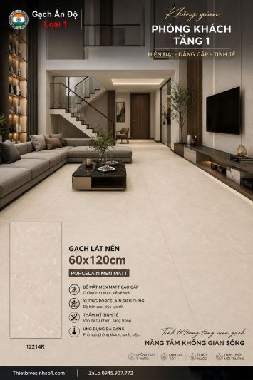 Gạch 60x120 Ấn Độ 12214R