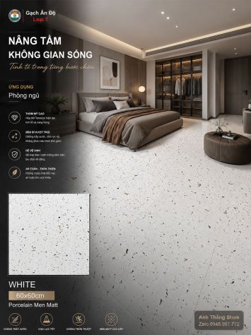 Gạch 60x60 Ấn Độ White