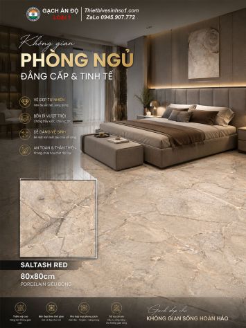 Gạch 80x80 Ấn Độ Saltash Red