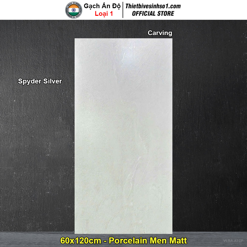 Gạch 60x120 Ấn Độ Spyder Silver