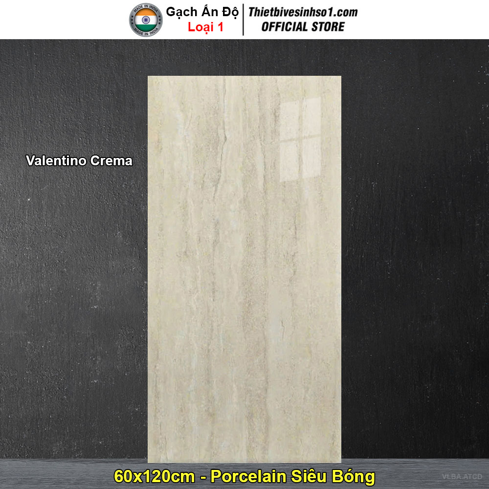 Gạch 60x120 Ấn Độ Valentino Crema