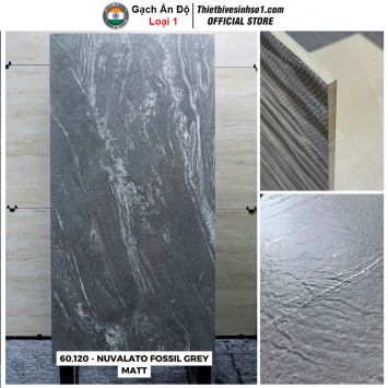 Gạch 60x120 Ấn Độ Nuvalato Fossil