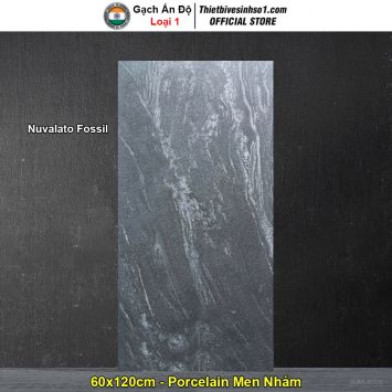 Gạch 60x120 Ấn Độ Nuvalato Fossil