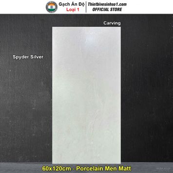 Gạch 60x120 Ấn Độ Spyder Silver