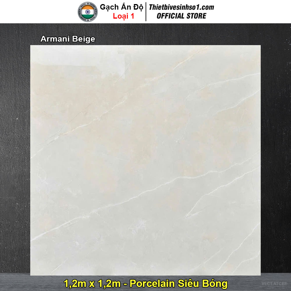 Gạch 1,2m x 1,2m Ấn Độ Armani Beige Gạch 1,2m x 1,2m Ấn Độ Armani Beige