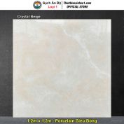 Gạch 1,2m x 1,2m Ấn Độ Crystal Beige