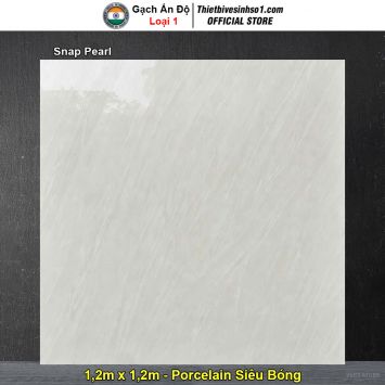 Gạch 1,2m x 1,2m Ấn Độ Snap Pearl