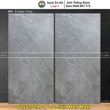 Gạch 60x120 Ấn Độ Pulpis Grey