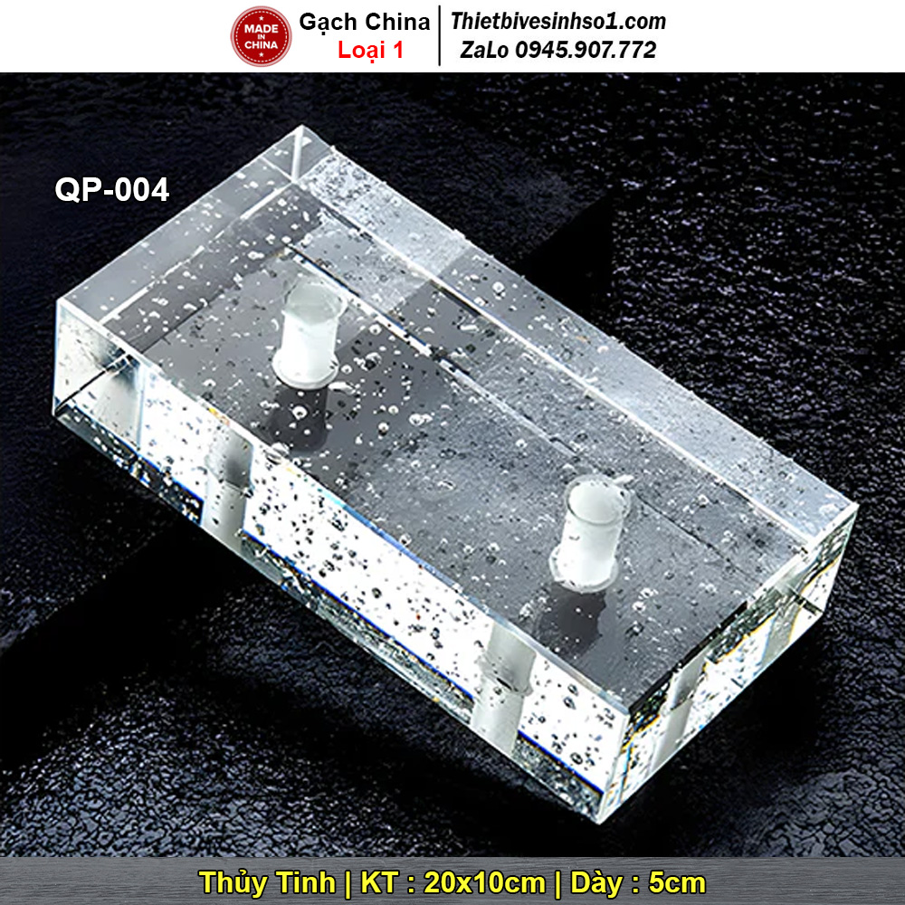 Gạch Kính Đặc Đục Lỗ 10x20 QP-004 Gạch Kính Đặc Đục Lỗ 10x20 QP-004