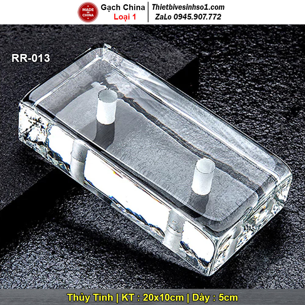 Gạch Kính Đặc Đục Lỗ 10x20 RR-013 Gạch Kính Đặc Đục Lỗ 10x20 RR-013