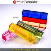 Gạch Kính Đặc Đục Lỗ Màu 5x24 CT-011