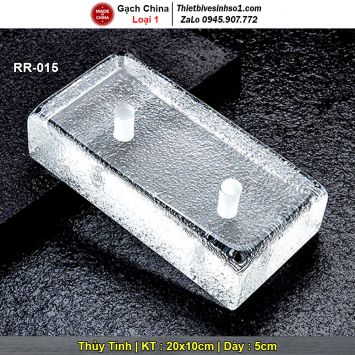 Gạch Kính Đặc Đục Lỗ 10x20 RR-015