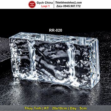 Gạch Kính Đặc Đục Lỗ 10x20 RR-020