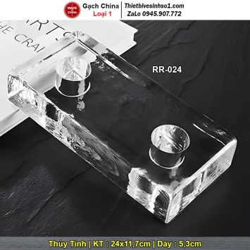 Gạch Kính Đặc Đục Lỗ 10x20 RR-024