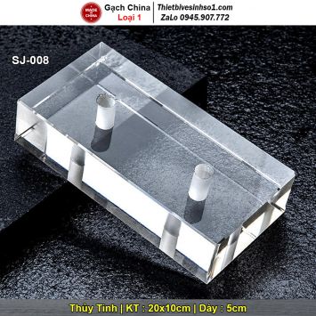 Gạch Kính Đặc Đục Lỗ 10x20 SJ-008