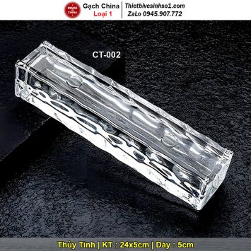 Gạch Kính Đặc Đục Lỗ 5x24 CT-002
