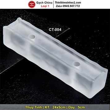 Gạch Kính Đặc Đục Lỗ 5x24 CT-004