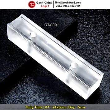 Gạch Kính Đặc Đục Lỗ 5x24 CT-009