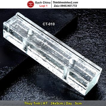 Gạch Kính Đặc Đục Lỗ 5x24 CT-010