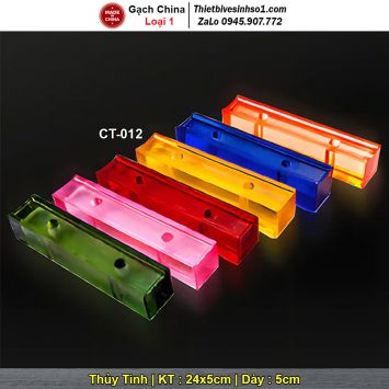 Gạch Kính Đặc Đục Lỗ Màu CT-012