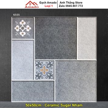 Gạch 50x50 Amado 6555 Lát Sân