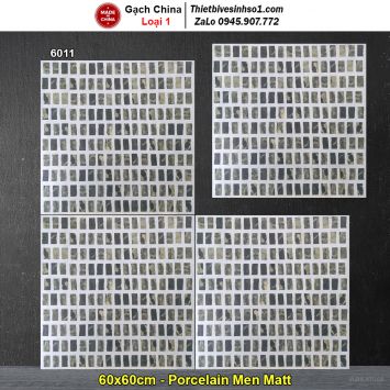 Gạch 60x60 Terrazzo Ô Giả Đá 6011