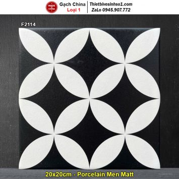 Gạch Bông Men 20x20 Trung Quốc F2114