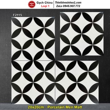 Gạch Bông Men 20x20 Trung Quốc F2115