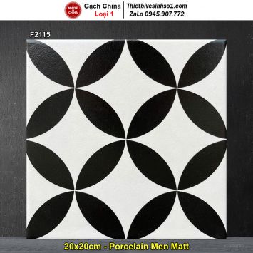 Gạch Bông Men 20x20 Trung Quốc F2115