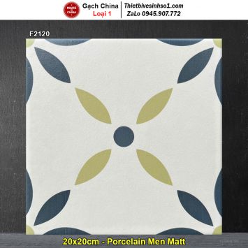 Gạch Bông Men 20x20 Trung Quốc F2120