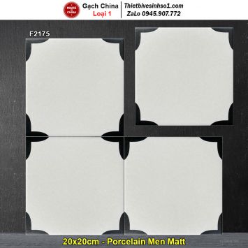 Gạch Bông Men 20x20 Trung Quốc F2175