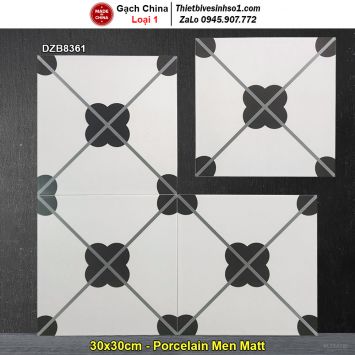 Gạch Bông Men 30x30 Trung Quốc DZB8361