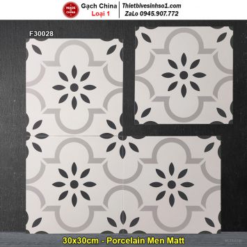 Gạch Bông Men 30x30 Trung Quốc F30028